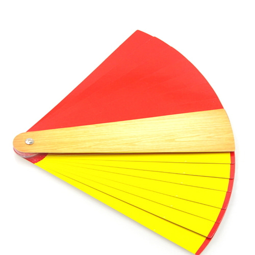칼라체인지부채(4색)고급형(실크별도)  Color Change Fan (4 color)