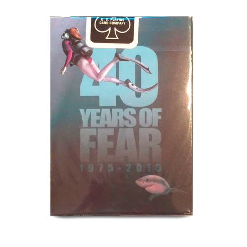 바이시클 40주년 기념 덱   Bicycle 40 Years of Fear Jaws Playing Card
